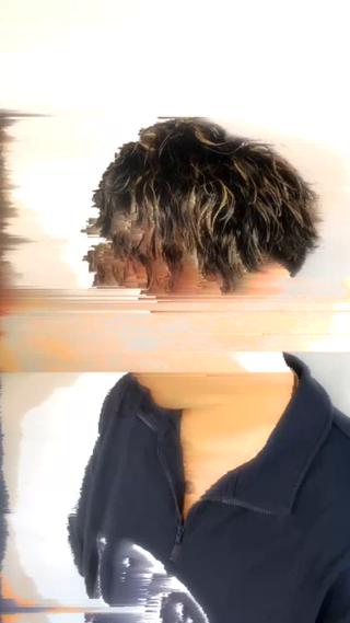 ショート カラー パーマ メンズ メンズパーマ/ メッシュ😎タクミのヘアスタイル