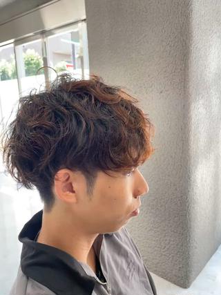 ショート カラー パーマ メンズ ✨️メンズ高評価✨️ 野口虎剛のヘアスタイル