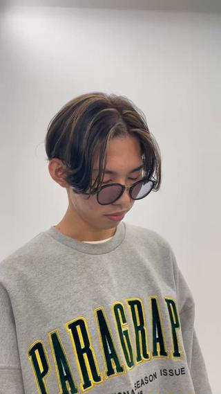 カラー メンズ 森龍馬 メンズ専門美容師のヘアスタイル