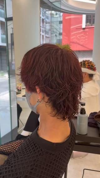 カラー メンズ 森龍馬 メンズ専門美容師のヘアスタイル