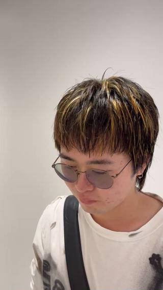 カラー メンズ 森龍馬 メンズ専門美容師のヘアスタイル