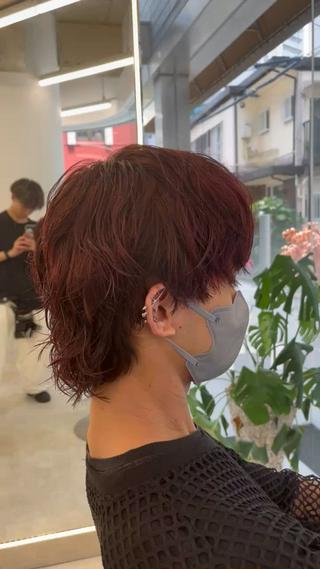 カラー メンズ 森龍馬 メンズ専門美容師のヘアスタイル