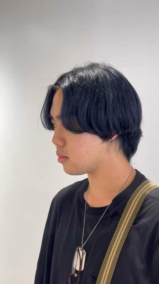 カラー メンズ 森龍馬 メンズ専門美容師のヘアスタイル