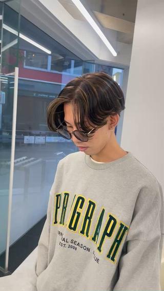 カラー メンズ 森龍馬 メンズ専門美容師のヘアスタイル