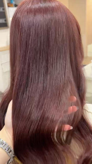 ブリーチ無しダブルカラー【ピンクブラウン】
ブリーチ無しカラーは暖色カラーをやってみたい方におすすめです 