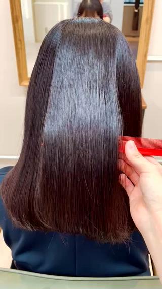 セミロング Trill所属・縮毛矯正/癖毛卒業 🕊️/SATOKOのヘアスタイル