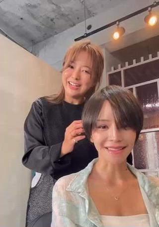 ショート カラー ショート/ボブ専門 宮脇美奈/南船場のヘアスタイル