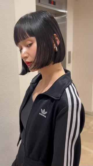 ショート ショート/ボブ専門 宮脇美奈/南船場のヘアスタイル