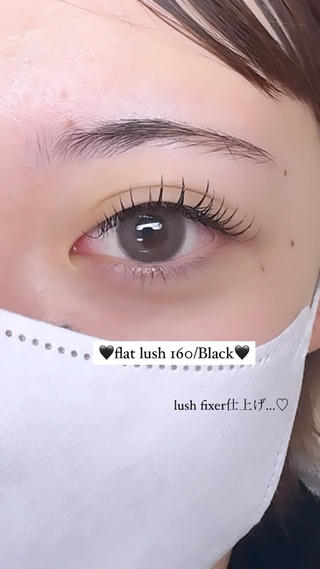 フラットラッシュ　160本 