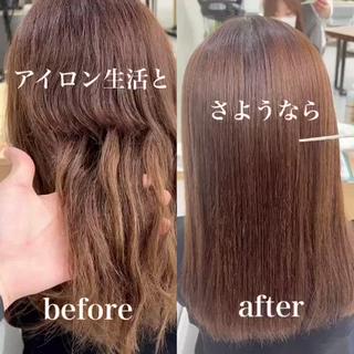 セミロング パーマ 【くせ毛さんのお悩み 解決🍀】栗橋のヘアスタイル