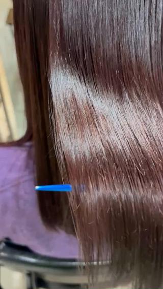 セミロング うる艶/ブラウン🥣 RYOTA❣️のヘアスタイル