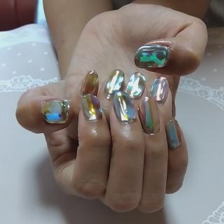 #うるうるネイル 