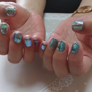 #うるうるネイル 
