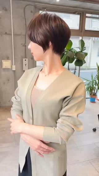 ショート カラー atsuki ショート特化のヘアスタイル
