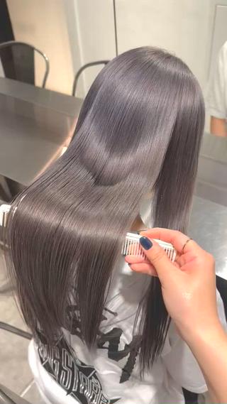 ロング カラー ハイトーン･髪質改善 MIOKAのヘアスタイル