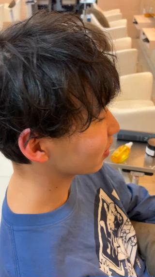 ミディアム カラー パーマ ヘアアレンジ メンズ キッズ 🫧Selene SHOGO🫧のヘアスタイル