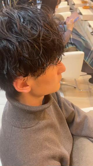 ミディアム カラー パーマ ヘアアレンジ メンズ キッズ 🫧Selene SHOGO🫧のヘアスタイル