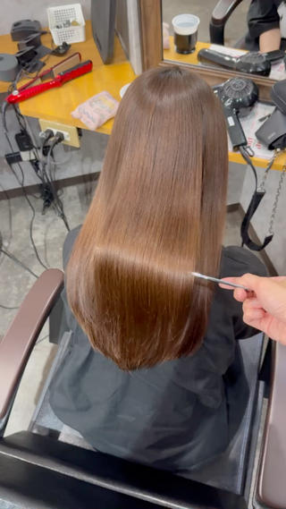 ロング カラー 髪質改善 /美髪矯正🫧ゆたかのヘアスタイル