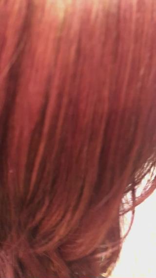 ミディアム ブリーチなしダブル カラー縮毛矯正　下野のヘアスタイル