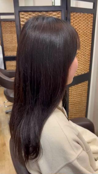 ロング ボブ/ショートボブ/ 縮毛矯正/吉川清保のヘアスタイル
