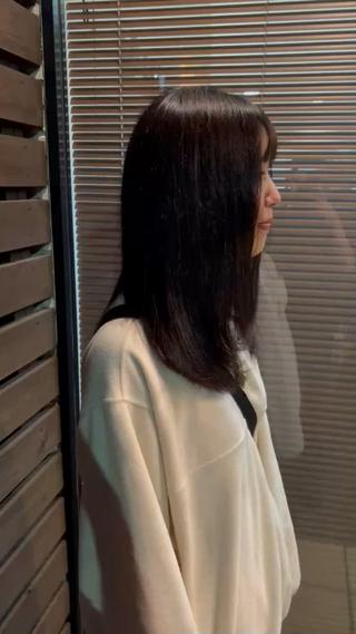 ロング ボブ/ショートボブ/ 縮毛矯正/吉川清保のヘアスタイル