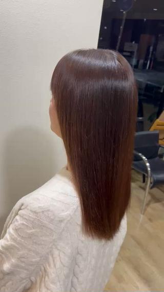 ロング ボブ/ショートボブ/ 縮毛矯正/吉川清保のヘアスタイル