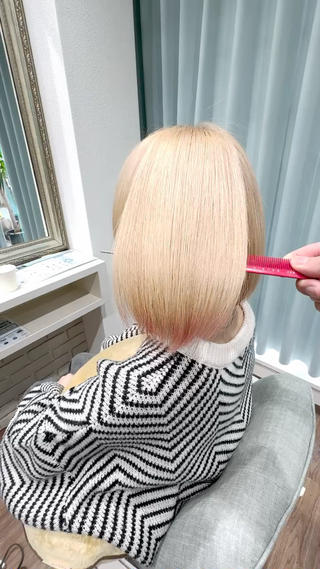 ショート Ruset所属・ハイトーン/ボブ特化 /美髪矯正/SOMAのヘアスタイル