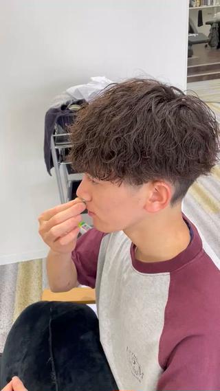 ショート パーマ メンズ 【メンズ特化】岩瀬 武【メンズパーマ】のヘアスタイル