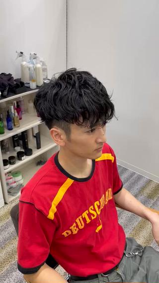 ショート パーマ メンズ 【メンズ特化】岩瀬 武【メンズパーマ】のヘアスタイル