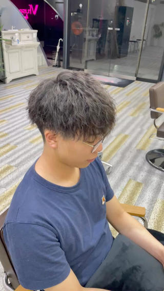 ショート パーマ メンズ 【メンズ特化】岩瀬 武【メンズパーマ】のヘアスタイル