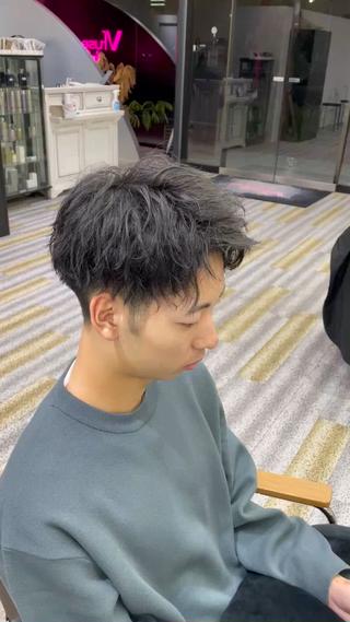 ショート パーマ メンズ 【メンズ特化】岩瀬 武【メンズパーマ】のヘアスタイル