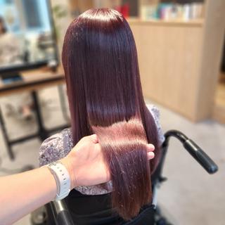 ロング カラー O.hair designers所属・シールエクステ🎀 ホシノ🕒ユウカのヘアスタイル