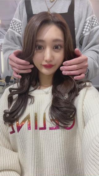 ロング 美髪/髪質改善 顔周り/透明感カラーのヘアスタイル