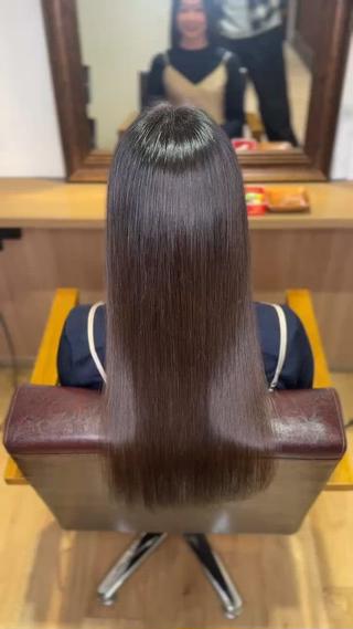 ロング カラー youres センター南所属・今満 精二のヘアスタイル