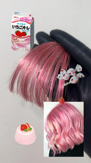 カラー 岡山ハイトーン・ ルーツカラー/こもものヘアスタイル