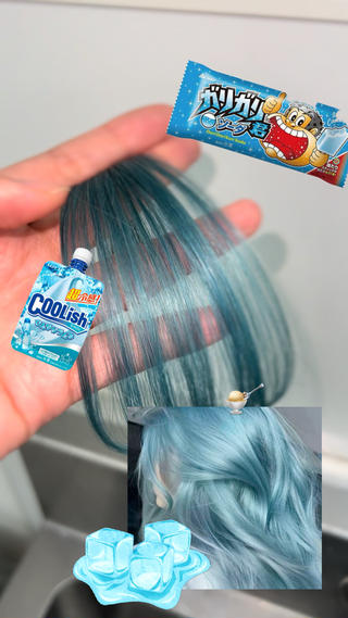 カラー 岡山ハイトーン・ ルーツカラー/こもものヘアスタイル