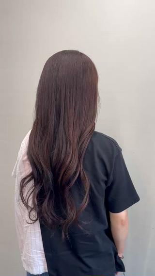 カラー 松井 咲樹のヘアスタイル