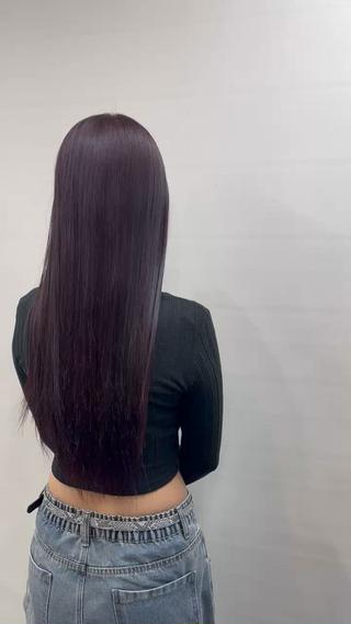 カラー 松井 咲樹のヘアスタイル