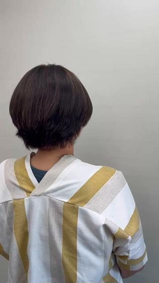 カラー 松井 咲樹のヘアスタイル