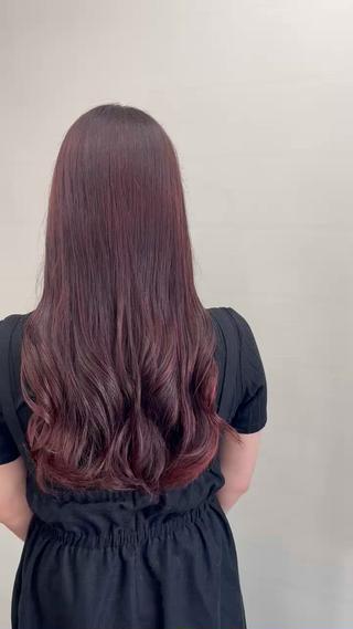 カラー 松井 咲樹のヘアスタイル