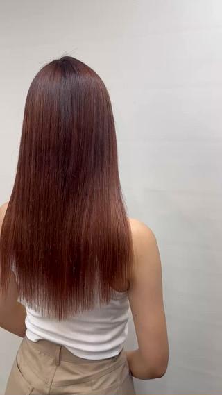 カラー 松井 咲樹のヘアスタイル