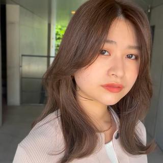 ミディアム パーマ タンバルモリパーマ 礒井メンキのヘアスタイル