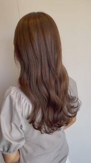 ロング カラー ヘアアレンジ topstylist 芳賀みなみのヘアスタイル