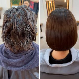 ミディアム カラー パーマ ヘアアレンジ メンズ キッズ ネイル マツエク・マツパ アイブロウ 🪽美髪の神🪽 💎RYUSEI💎のヘアスタイル