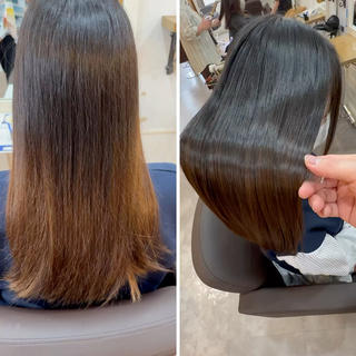 ロング カラー パーマ ヘアアレンジ メンズ キッズ ネイル マツエク・マツパ アイブロウ 🪽美髪の神🪽 💎RYUSEI💎のヘアスタイル