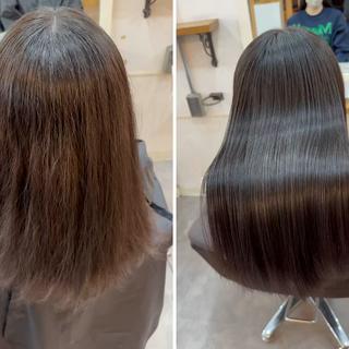 ロング カラー パーマ ヘアアレンジ メンズ キッズ ネイル マツエク・マツパ アイブロウ 🪽美髪の神🪽 💎RYUSEI💎のヘアスタイル