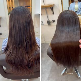 ロング カラー パーマ ヘアアレンジ メンズ キッズ ネイル マツエク・マツパ アイブロウ 🪽美髪の神🪽 💎RYUSEI💎のヘアスタイル