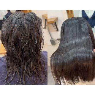 セミロング カラー パーマ ヘアアレンジ メンズ キッズ ネイル マツエク・マツパ アイブロウ 🪽美髪の神🪽 💎RYUSEI💎のヘアスタイル