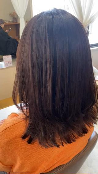 ミディアム 🌻花屋併設🌻濱 幸帆のヘアスタイル