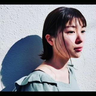 ミディアム 社内カット講師・店長 菅原賢一のヘアスタイル